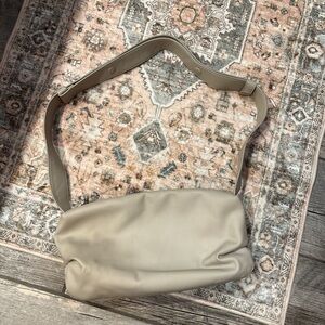 Adolfo Dominguez Elegant Cream Shoulder Bag